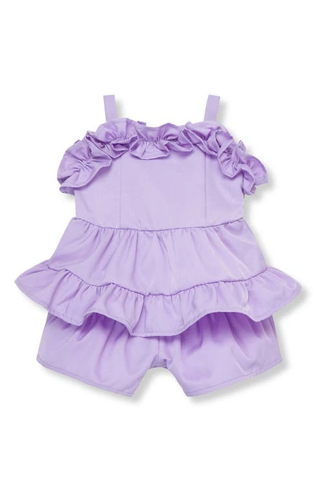 Habitual Kids Ruffle Romper Lilac at Nordstrom,