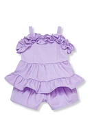 Habitual Kids Ruffle Romper Lilac at Nordstrom,