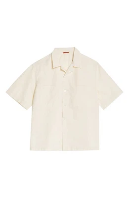 Barena Venezia Solana Oversize Camp Shirt Ecru at Nordstrom, Us