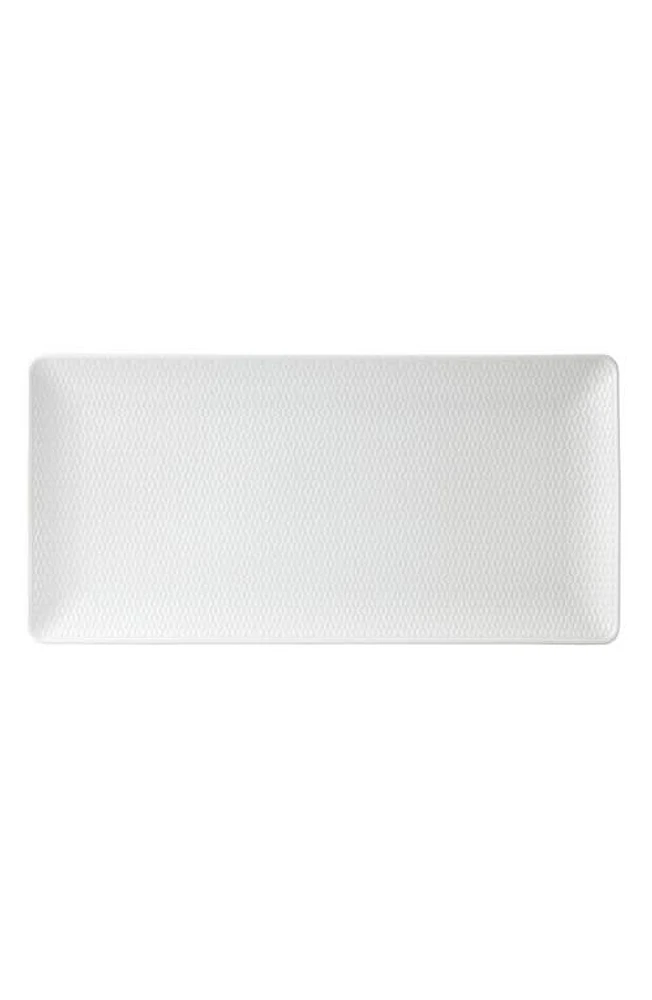 Wedgwood Gio Bone China Rectangular Serving Tray in White at Nordstrom