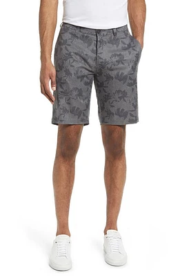 TravisMathew Inlet Stretch Shorts Heather Grey Pinstripe at Nordstrom,