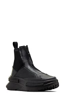 Converse Run Star Platform Chelsea Boot Black/Black/Black at Nordstrom, Women's