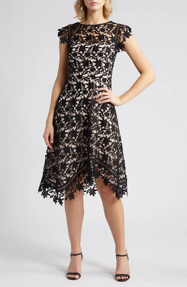 Eliza J Lace Asymmetric Cocktail Dress at Nordstrom,