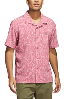 adidas Golf Go-To Golf Camp Shirt in Pink Strata at Nordstrom, Size Medium