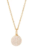 Brook and York Adeline Coin Pendant Necklace in Gold at Nordstrom