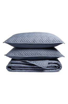 Boll & Branch Heritage Organic Cotton Quilt & Sham Set in Mineral at Nordstrom