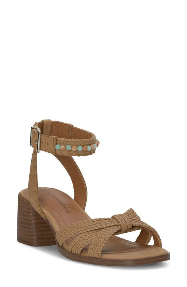 Lucky Brand Jathan Ankle Strap Sandal Sandstorm/Sa Smhshl at Nordstrom,