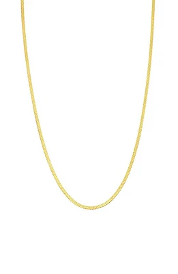 Bony Levy Gold Herringbone Necklace in Yellow Gold at Nordstrom, Size 18 In