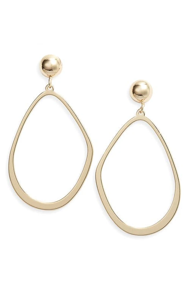 Nordstrom Hoop Drop Earrings in Gold at Nordstrom