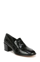 Vince Millie Alligator Embossed Loafer Black at Nordstrom,