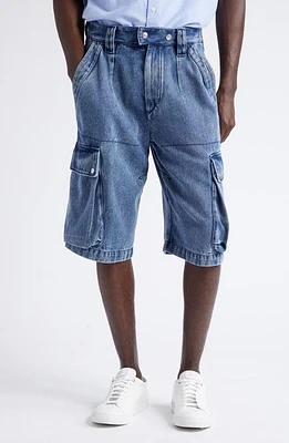 Isabel Marant Tejelo Denim Bermuda Cargo Shorts Light Blue at Nordstrom,