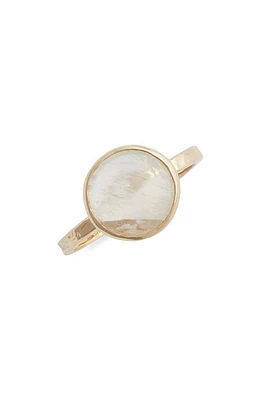 Anzie Moonstone Cabochon Ring in White at Nordstrom, Size 7