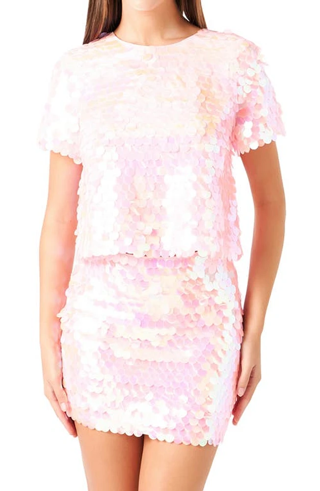 Endless Rose Sequin Top Pink at Nordstrom,