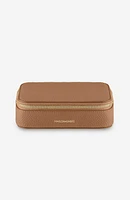 MAISON de SABRÉ Leather Jewellery Case in Sandstone Brown at Nordstrom