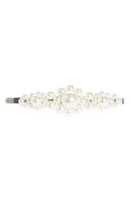 Simone Rocha Large Flower Hair Clip in Pearl at Nordstrom