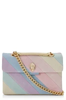 Kurt Geiger London Kensington Leather Convertible Shoulder Bag in Pastel Multi at Nordstrom