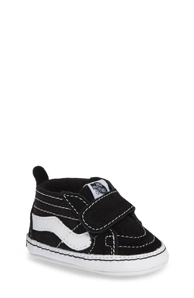 Vans SK8-Hi Crib Sneaker Black/true White at Nordstrom, M