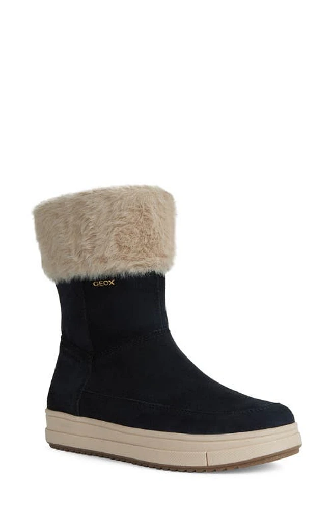 Geox Rebecca Waterproof Boot Dk Navy at Nordstrom,