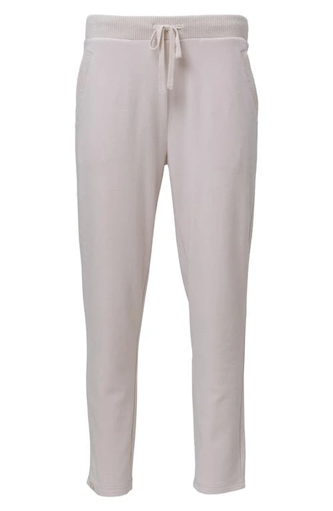 barefoot dreams Malibu Collection Brushed Fleece Lounge Pants Sand Dune at Nordstrom,