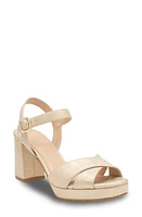 Paradox London Pink Landon Ankle Strap Platform Sandal Champagne at Nordstrom,