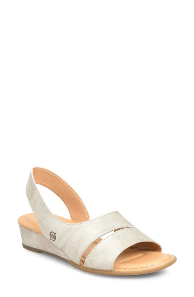 Børn Crista Slingback Sandal Light Gold Metallic at Nordstrom,