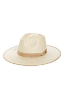 Brixton Jo Straw Rancher Hat Natural/Beige at Nordstrom,