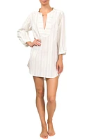 Everyday Ritual Hailey Stripe Cotton Pajama Tunic at Nordstrom,