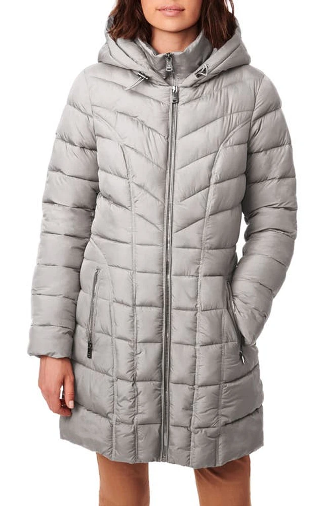 Bernardo Water Resistant Packable Hooded Puffer Coat with Removable Bib Insert Tornado at Nordstrom,