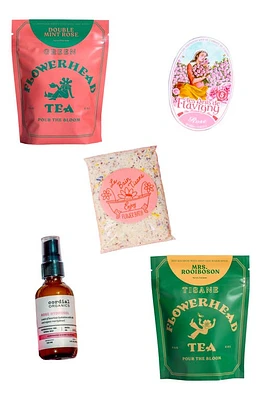 Flowerhead Tea The Rose Garden Gift Set in Pink at Nordstrom