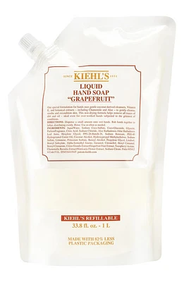 Kiehl's Since 1851 Grapefruit Liquid Hand Soap in Refill at Nordstrom, Size 33.8 Oz