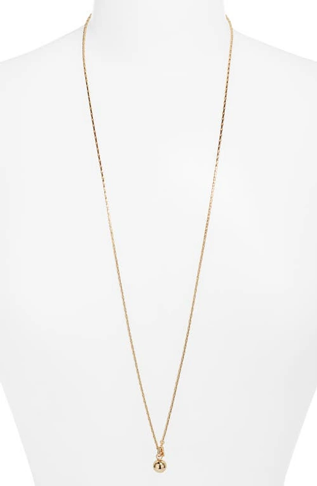 Jenny Bird Constance Wrap Pendant Necklace in High Polish Gold at Nordstrom