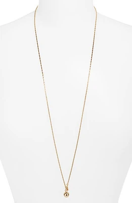 Jenny Bird Constance Wrap Pendant Necklace in High Polish Gold at Nordstrom