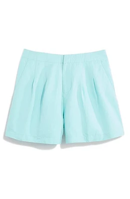 vineyard vines Skirty Linen & Cotton Blend Shorts Aqua Haze at Nordstrom,