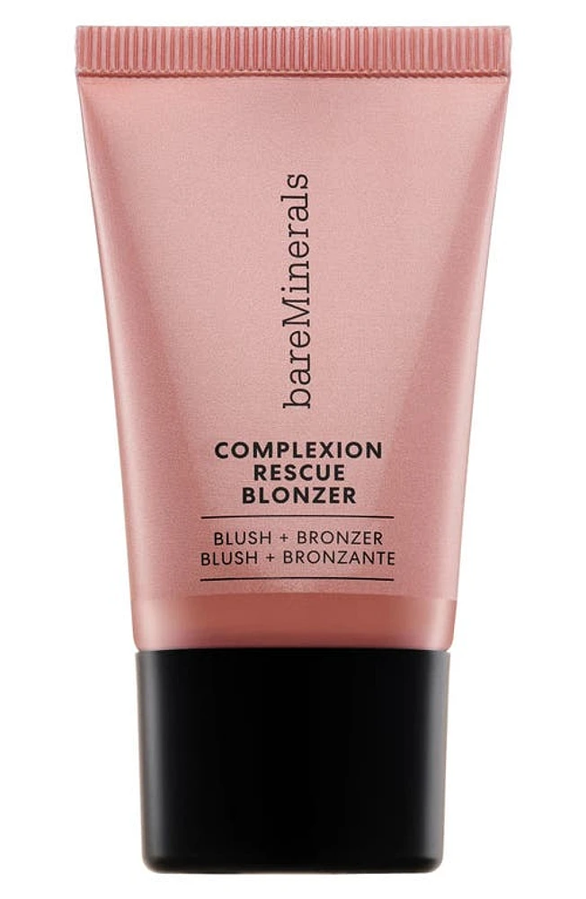 bareMinerals Complexion Rescue Liquid Blonzer Blush + Bronzer in Kiss Of Bronze at Nordstrom