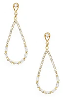 Ettika Crystal Teardrop Earrings in Gold at Nordstrom