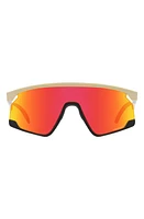 Oakley BXTR 39mm Prizm Wrap Shield Sunglasses in Ruby at Nordstrom