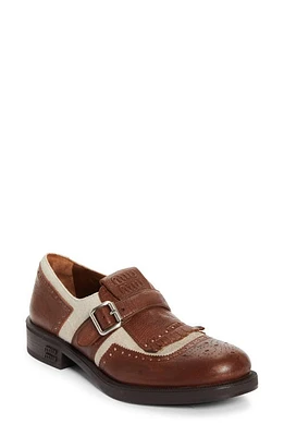 Miu x Church's Kiltie Flat Bruciato/Corda at Nordstrom,