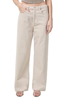 AGOLDE Low Slung Baggy Organic Cotton Jeans Tusk at Nordstrom,