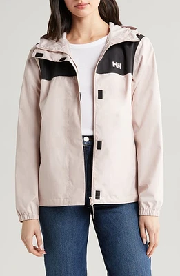 Helly Hansen Vancouver Hooded Rain Jacket Pink Cloud at Nordstrom,