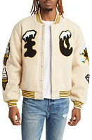 ICECREAM Flap Jack Wool Blend Letterman Jacket at Nordstrom,