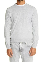 Brunello Cucinelli Men's Cashmere Sweater in Lt Grey at Nordstrom, Size 44 Us