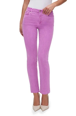 Good American Straight Leg Jeans Mineral Lollipop002 at