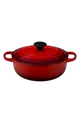 Le Creuset /-Quart Signature Round Enamel Cast Iron French/Dutch Oven in Cerise at Nordstrom