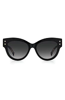 Carolina Herrera 54mm Cat Eye Sunglasses in Black at Nordstrom