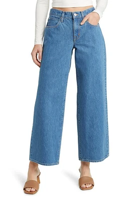 SLVRLAKE Mica Organic Cotton Wide Leg Jeans Freedom at Nordstrom,