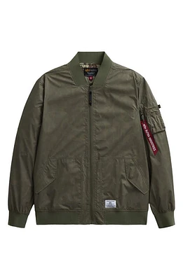 Alpha Industries L-2B Packaway Water Resistant Bomber Jacket Og-107 Green at Nordstrom,