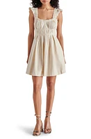 Steve Madden Harmony Pintuck Minidress Oatmeal at Nordstrom,