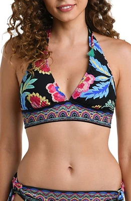 La Blanca Midnight Banded Bikini Top Black at Nordstrom,