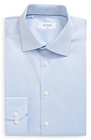 Eton Slim Fit Cotton Twill Dress Shirt at Nordstrom