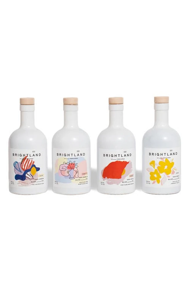 Brightland Artist 4-Piece Infused Olive Oil Set in None at Nordstrom